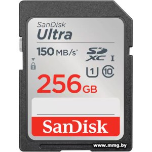 Купить SanDisk 256Gb SDXC Ultra SDSDUNC-256G-GN6IN в Минске, доставка по Беларуси