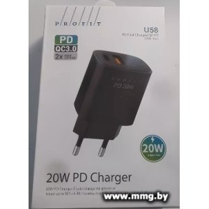 Купить Зарядное устройство Profit U58 (чёрный) в Минске, доставка по Беларуси