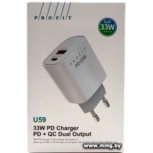Зарядное устройство Profit U59 (белый)