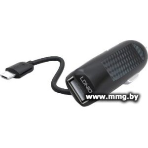 Купить Автозарядка Ldnio DL-C25 + кабель microUSB в Минске, доставка по Беларуси