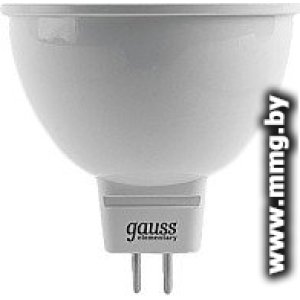 Лампа светодиодная GAUSS Elementary MR16 GU5.3 7Вт 3000K
