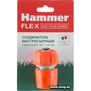 Коннектор Hammer Соединитель с автостопом 3/4" 236-016