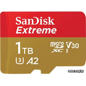 Купить SanDisk 1TB Extreme microSDXC SDSQXAV-1T00-GN6MA в Минске, доставка по Беларуси