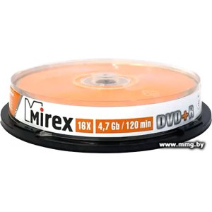 Диск DVD-R Mirex 4.7Gb 16x UL130013A1L (10 шт.)