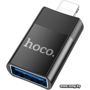 Адаптер Hoco UA17 Lightning(m) - USB Type-A(f) (черный)