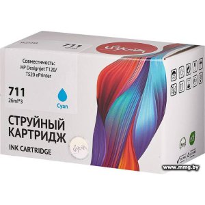 Картридж Sakura Printing SICZ134A (аналог HP 711 Cyan)