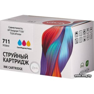 Картридж Sakura Printing SIP2V32A (аналог HP 711 Tri-colour)