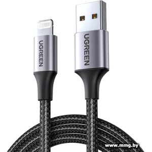 Кабель Ugreen US199 60157 USB Type-A - Lightning (1.5 м, чер