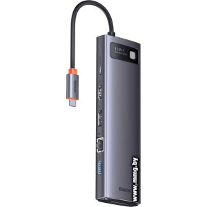 Док-станция Baseus WKWG020213 Metal Gleam Series 12-in-1