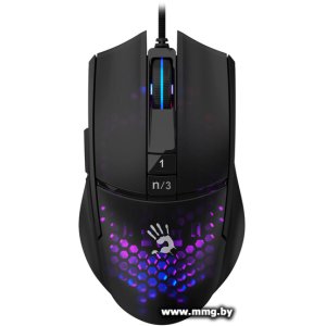 Купить A4 Tech Bloody L65 Max Honeycomb (черный/фиолетовый) в Минске, доставка по Беларуси