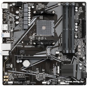 Купить Gigabyte B550M K (rev. 1.0) /AM4 в Минске, доставка по Беларуси
