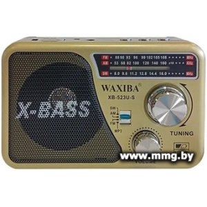 Купить Радиоприемник Waxiba XB-523U-S (золотистый) в Минске, доставка по Беларуси