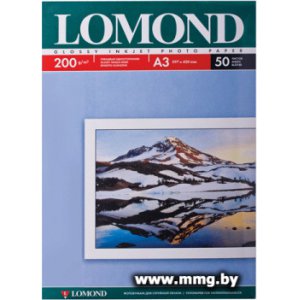 Фотобумага Lomond Глянцевая А3 200 г/кв.м. 50 лист (0102024)
