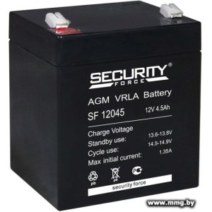 Купить Security Force SF 12045 (12В/4.5 А·ч) в Минске, доставка по Беларуси