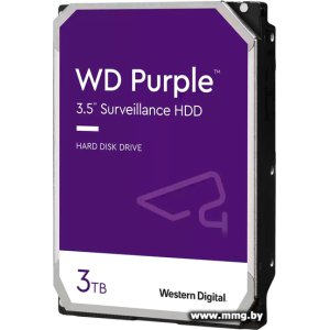 Купить 3000Gb WD Purple (WD33PURZ) в Минске, доставка по Беларуси