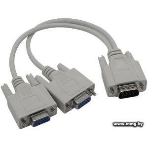 Купить Кабель ExeGate EX-CC-VGA-15M2x15F-0.3 EX284939RUS в Минске, доставка по Беларуси