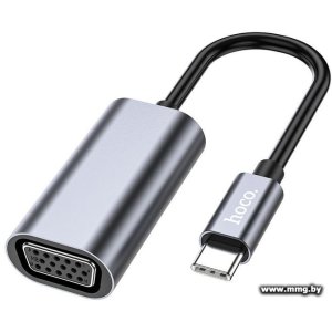 Адаптер Hoco UA21 Type-C - VGA (серый)