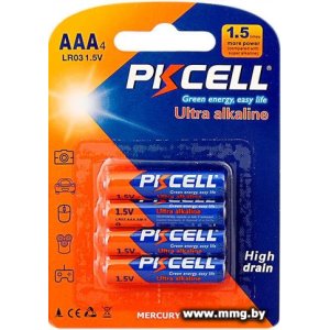 Купить Батарейка PKCELL LR03 AAA LR03-4B (4шт) в Минске, доставка по Беларуси