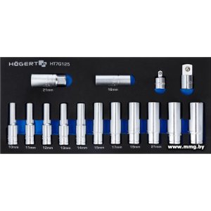 Купить Набор головок слесарных Hoegert Technik HT7G125 в Минске, доставка по Беларуси