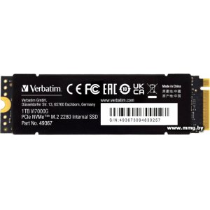 Купить SSD 1TB Verbatim Vi7000G 49367 в Минске, доставка по Беларуси