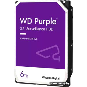 Купить 6000Gb WD Purple WD64PURZ в Минске, доставка по Беларуси