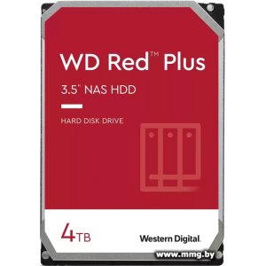 Купить 4000Gb WD Red Plus (WD40EFPX) в Минске, доставка по Беларуси