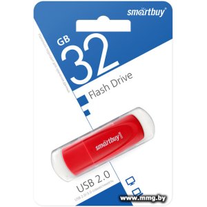 Купить 32GB SmartBuy Scout (красный) [SB032GB2SCR] в Минске, доставка по Беларуси