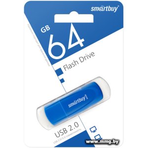 Купить 64GB SmartBuy Scout (синий) в Минске, доставка по Беларуси