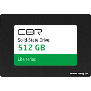 Купить SSD 512GB CBR Lite SSD-512GB-2.5-LT22 в Минске, доставка по Беларуси