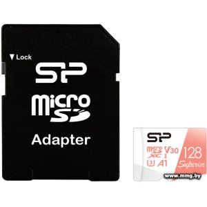 Купить Silicon-Power 128GB microSDXC Superior A1 SP128GBSTXDV3V20SP в Минске, доставка по Беларуси