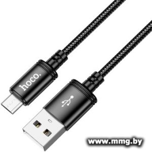 Кабель Hoco X89 USB Type-A - microUSB (1 м, чёрный)