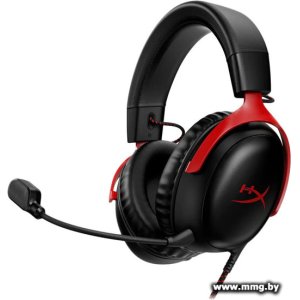 Купить HyperX Cloud III (черный/красный) (727A9AA) в Минске, доставка по Беларуси