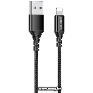 Кабель Borofone BX54 USB Type-A - Lightning (1 м, черный)