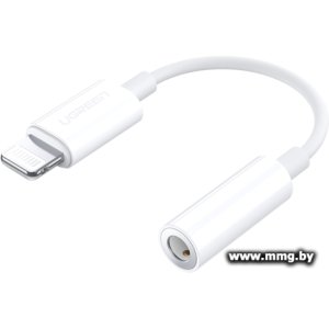 Адаптер Ugreen US212 30759 Lightning - 3.5 Jack (0.07 м, бел