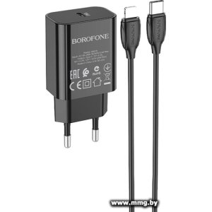 Купить Зарядное устройство Borofone BA65A Lightning (чёрный) в Минске, доставка по Беларуси