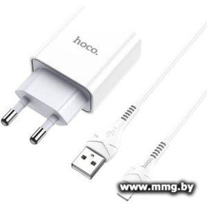 Зарядное устройство Hoco C81A Lightning (белый)