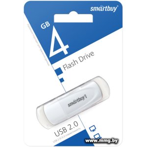 Купить 4GB SmartBuy Scout 4GB (белый) в Минске, доставка по Беларуси