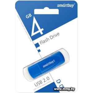 Купить 4GB SmartBuy Scout (синий) в Минске, доставка по Беларуси