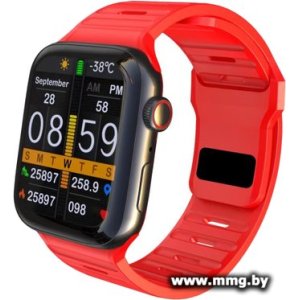 Profit WS-GS38 Pro (черный, с красным силиконовым ремешком)