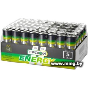Батарейка Трофи AA LR6-40 bulk ECO (40шт) Б0027815