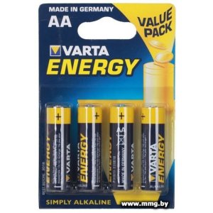 Купить Батарейки Varta Energy AA 4 шт. в Минске, доставка по Беларуси