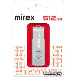 512GB Mirex Color Blade Swivel 13600-FM3SS512 серебристый