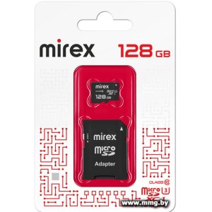 Купить Mirex 128Gb microSDXC 13613-AD3UH128 в Минске, доставка по Беларуси