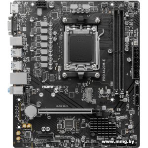 Купить MSI PRO A620M-E в Минске, доставка по Беларуси