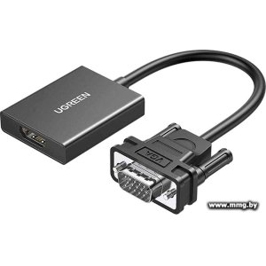 Купить Адаптер Ugreen CM513 50945 HDMI/3.5 мм - VGA в Минске, доставка по Беларуси