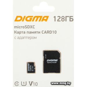 Digma 128Gb MicroSDXC Class 10 Card10 DGFCA128A01