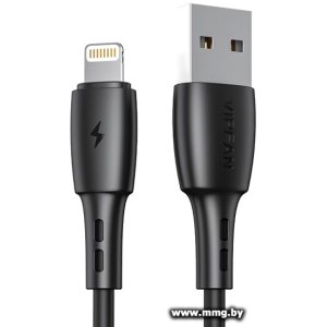 Кабель Vipfan X05 USB Type-A - Lightning (2 м, черный)