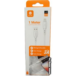 Кабель Vipfan X05 USB Type-A - Lightning (1 м, белый)