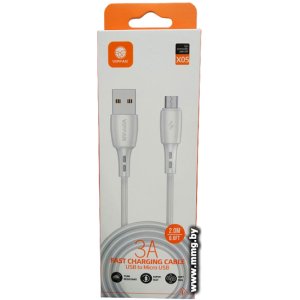 Кабель Vipfan X05 USB Type-A -microUSB (2 м, белый)