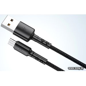 Кабель Vipfan X02 USB Type-A - microUSB (1.8 м, черный)